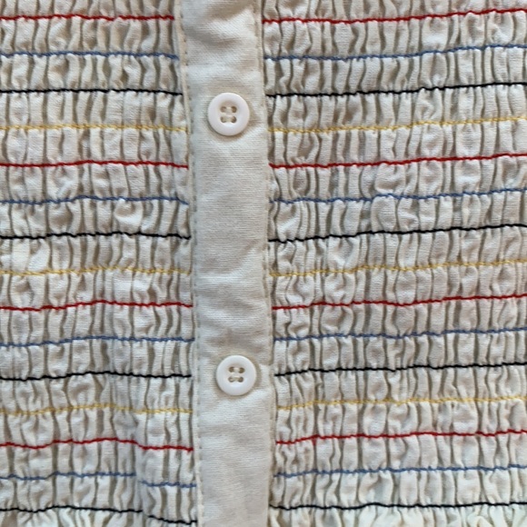 Urban Outfitters Ruffle Button Down Crop Top - Picture 5 of 9